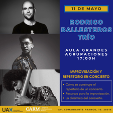 Cartel Rodrigo Ballesteros Trío